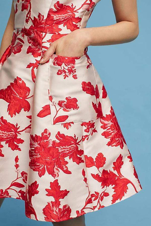 Nadia Dress - Scarlet Rose